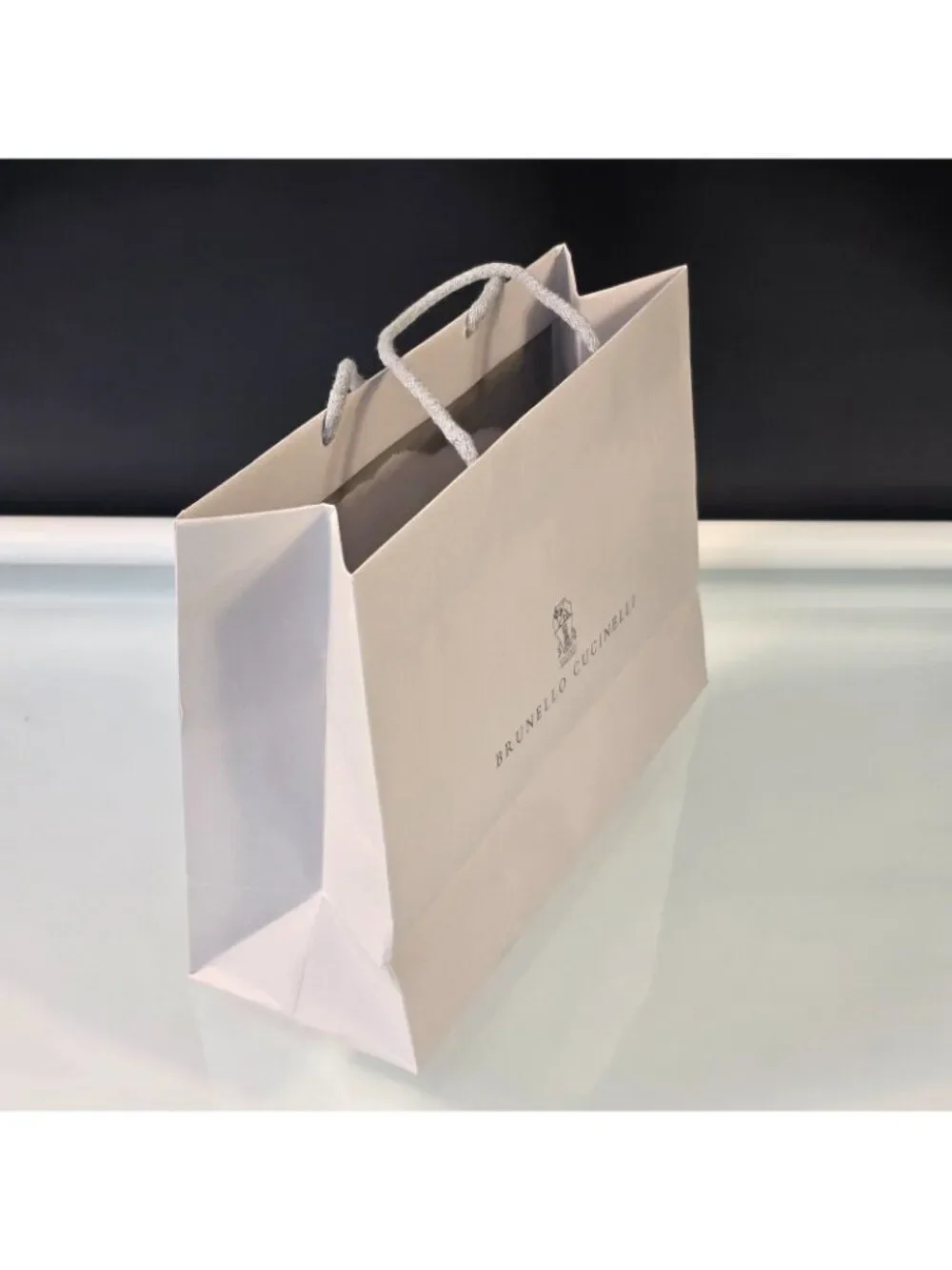 BRUNELLO CUCINELLI Paper Gift Shopping Bag 12.5